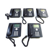 Avaya 9608 IP Business Conference Telephones 8-Lines w/ Handsets (5)