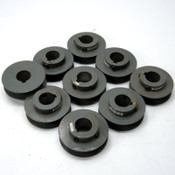 Lot of 9 BS28-1NC SSTx Single Groove Sheave Pulley 75mm O.D
