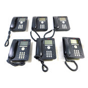Avaya 9608 8-Line VoIP Business Telephones w/Handsets 4-Softkeys (6)
