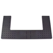 NEW Black Wire Grid Mep-Angled 23.5" W x 12" D Pegboard Shelves Set of 10 