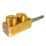 Kirk Interlock SO16-76613 3C Brass Key Interlock
