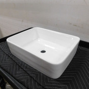 NEW Chemcore Continental Block Ceramic Bathroom Vessel Vanity Sink