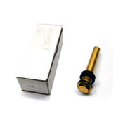 Jaclo 814-SG Satin Gold Finger Touch Plug Lavatory Drain 2 1/2" Thread