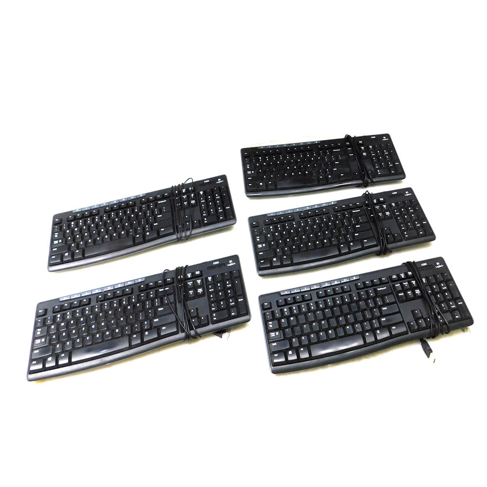 kravle Modsigelse komme til syne Logitech K200 Media Keyboard Wired USB Black Y-U0011 (5)