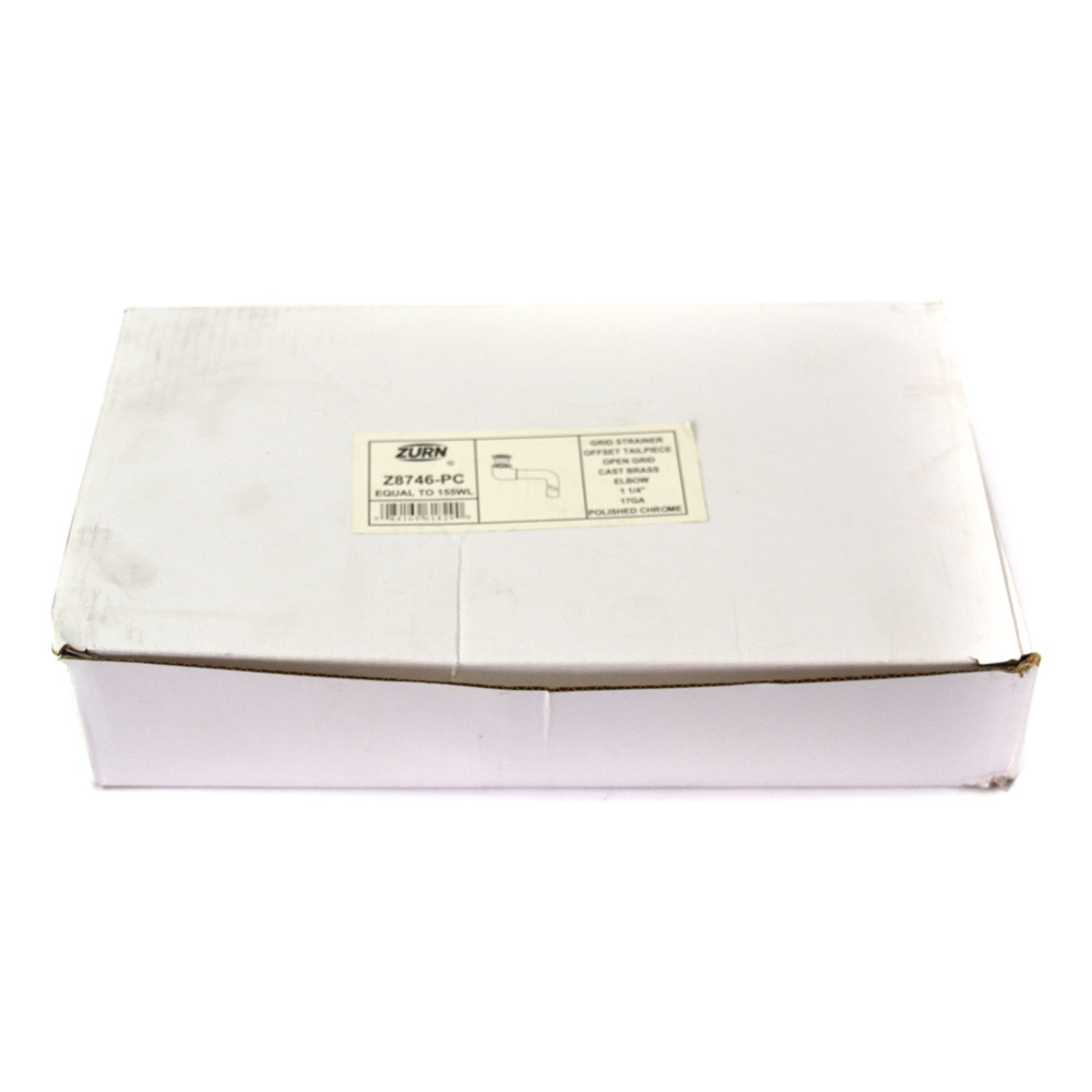 Zurn Z8746PC Offset Lavatory Grid Strainer Offset Tailpiece Open Grid