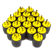 Pass & Seymour L520P TurnLok Male Plug 20A 125V Yellow and Black (20)