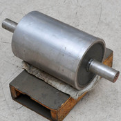 Steel Conveyor Drum Roller Pulley 34.5cm (13.5") Long x 24.7cm (9.7") Wide