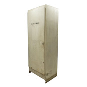 Heavy Duty 36"x26-1/2"x94" Steel Storage Cabinet w/ Front & Back Door 32 Hooks