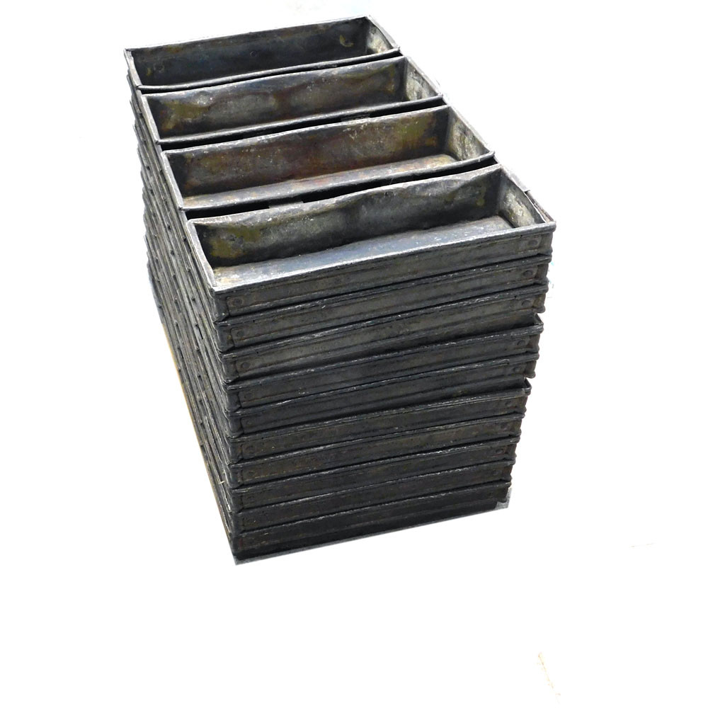 Ekco 54 Steel 4-Strap Commercial Baking Pans 25.25L x 15W x 2.5H (7)