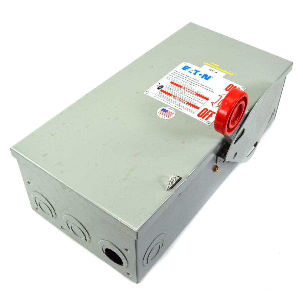 Eaton DH362UGK NonFusible Disconnect Switch 3P 600VAC 250VDC 60A NEMA 1
