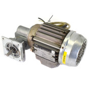 RGM H56B/4 Three Phase Asynchronous Worm Gear motor 1320 RPM 0.09 kW 15:1 Ratio