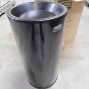 NEW IN BOX Rubbermaid 1000E Sand Urn Commercial Smokers Urn Black