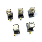 Square D KP12V20 8-Pin Plug-In Power Relays 120VAC Coil w/ Bases (5)