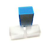 4titude FrameStar 96 Blue Semi-Skirted PCR Plates 0.3mL w/Covers (18)