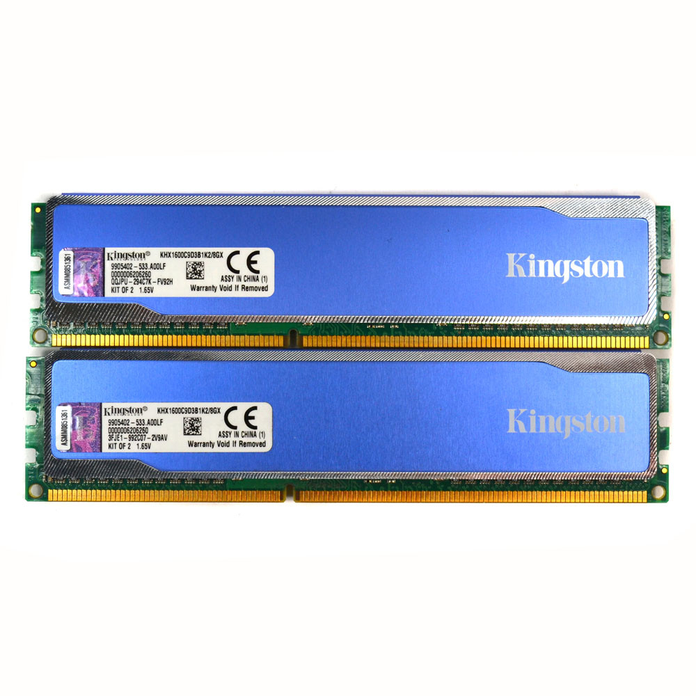 KHX1600C9D3B1K2 Hyperx BLU 4GB DDR3 1600MHz (4)