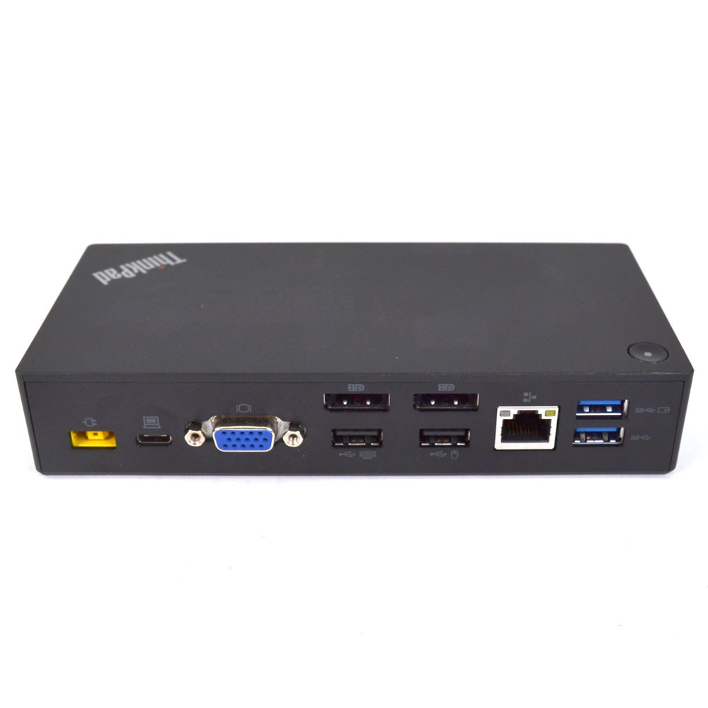 Lenovo DK1633 ThinkPad USB-C Dock Station Type 40A9 w/ ADLX65NLC3A Power  Adapter