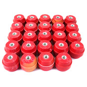 Hager R4150S3 Electrical Standoffs 1.75"-Dia 1.5"-L Round 1500VAC Red (24)