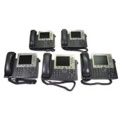 Cisco CP-7965G Unified IP Phone 7965G VoIP w/ Handset, and Stand (5)