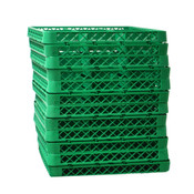 Traex TR-F Green Stacking Extender 9 Section Glass Washing Racks (12)
