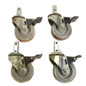 Colson Hi-Tech Performa Locking 1-1/4" Caster Wheels (4)
