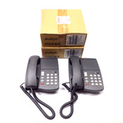 Avaya 6211A01B(90)-323 Black Single-Line Analog Office Telephones (2)
