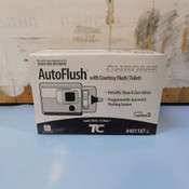 NEW TC 401187A Auto Toilet Flush Sidemount Polished Chrome