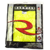Radians Radwear Velcro Closure High Visibility Safety Vest Type R Class 2 Large