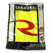Radians Radwear Velcro Closure High Visibility Safety Vest Type R Class 2 - 2XL