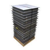 Raised Floor Tiles 24" Steel/Concrete Panel Access Server Room Data Center (32)