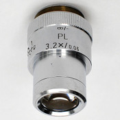 Leitz Wetzlar PL 3.2X/0.06 RMS Microscope Objective Lens Minor Scratch On End