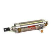 Bimba TG D-17371-A-6 Pneumatic Air Cylinder w/ Fittings & Brass Filter
