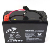 Ritar RA12-100 12 Volt 100 AH NB Terminal Replacement UPS Battery