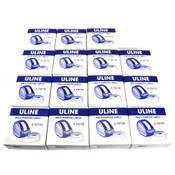 Uline S-10770 Multi-Purpose White Labels 1 x 2-1/8" 500 Labels/Roll (15)