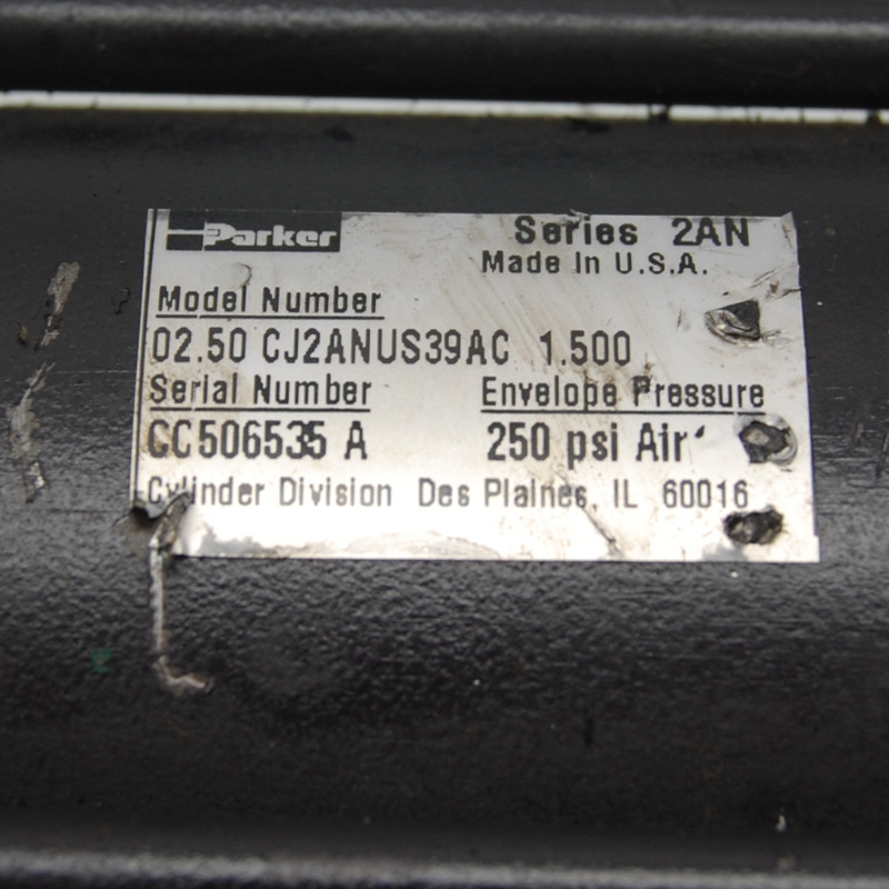 Parker CJ2ANUS39AC Series 2A/2AN Heavy Duty Pneumatic Air Cylinder