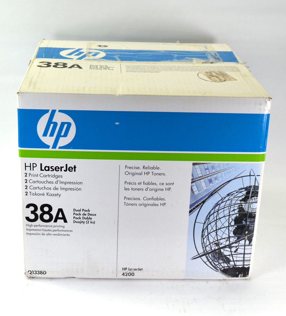 capaciteit Kwelling Manie Hewlett Packard HP Q1338D 38A Toner Print Cartridges - Dual Pack Laserjet  4200