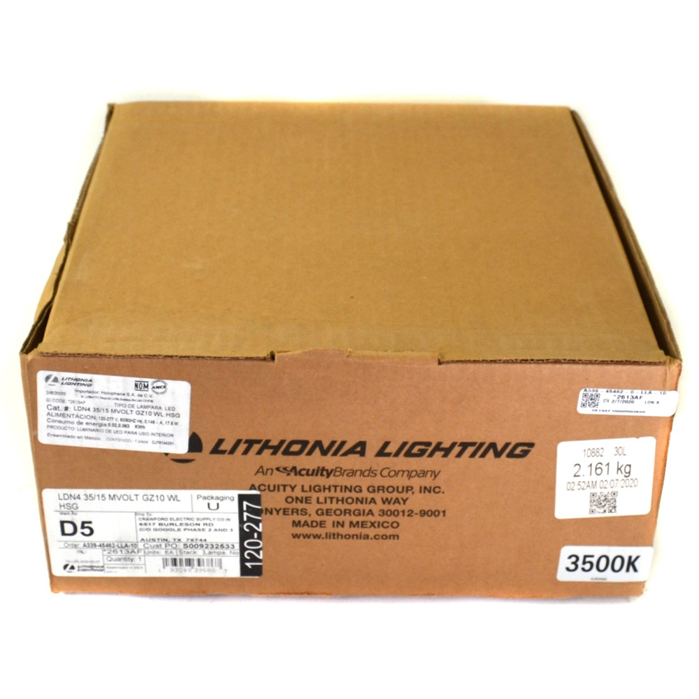 Lithonia Lighting LDN4 35/15 MVOLT GZ10 WL HSG 4" LED Downlight 122