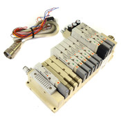 SMC 12-Port Manifold with (9) 0.2-0.7MPa Solenoid Valves - Cord Included