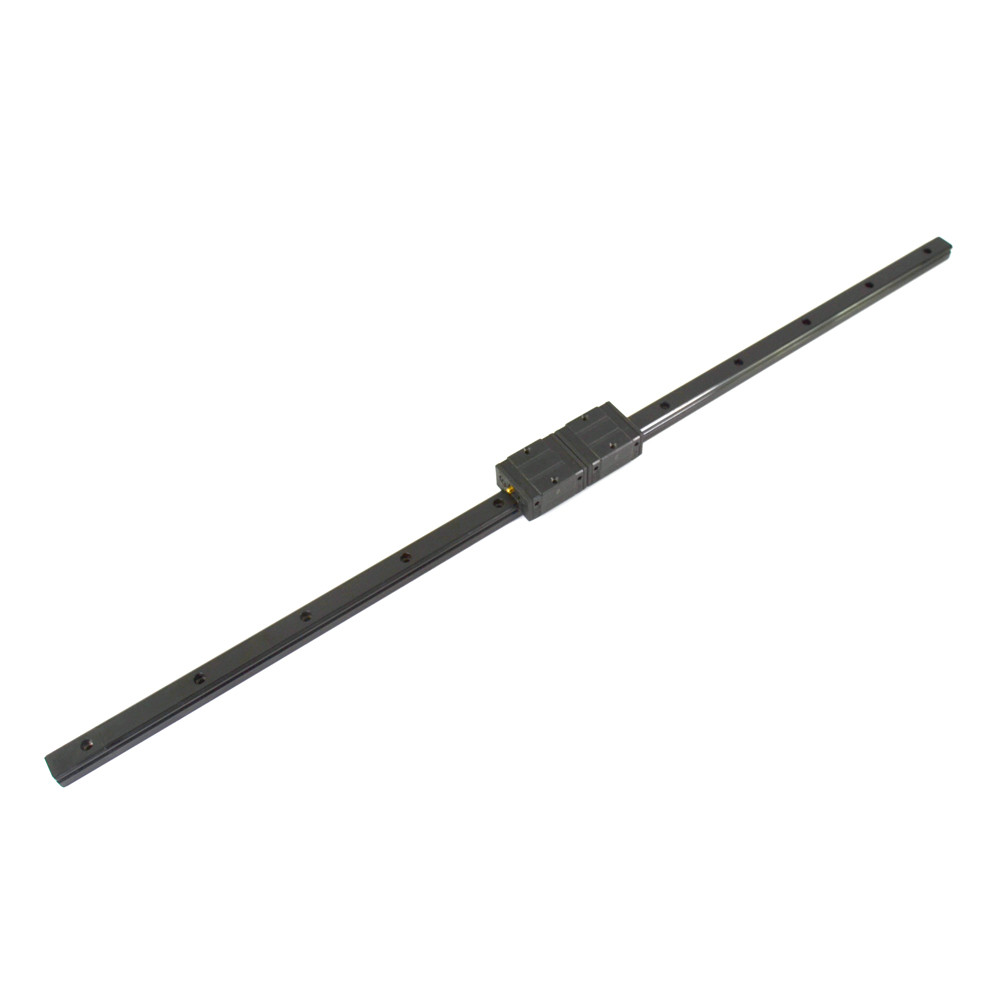 NSK LS15 Linear Guide Bearing Block (2) w/ 241/4" Linear Guide Rail (1)