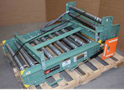 Roach 24VDC 25"W Power Roller Gate Conveyor Manual-Gas Spring-Lift Cylinders