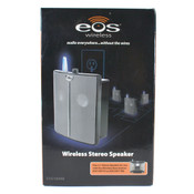 EOS EOS100RB Wireless Indoor/Outdoor Full Range Remote Satellite Speaker Black
