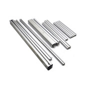 Assorted Industrial Modular Aluminum T-Slot Bars 10"-25.75" Long (9)