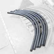 Gafco 1-1/2" x 36" x 90° Rigid Angled Steel Pipe Conduit Elbow Thread (6)