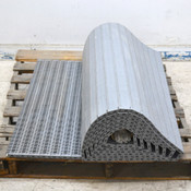 Unbranded 40" x 240" x 1/2" Modular Plastic Conveyor Belt Gray