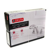 Delta B3512LF-PPU-ECO Two Handle Widespread Bathroom Faucet - Chrome