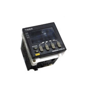 Omron H5CX-AD Flush Mounted Industrial Digital Timer 64mm x 48mm x 48mm 24VAC/DC