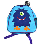Wildkin One-Eyed Monster School Backpack 12" Blue/Purple Double Strap