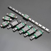 Hiwin and THK "Size 9" Linear Motion Guide Rails with Bearing Blocks (9)