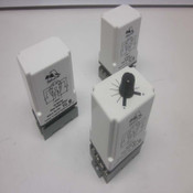Lot of 3 Amperite (1) 24DP.1-60CI & (2) 24DP.1CI Time Delay Relays w/8-Pin Base
