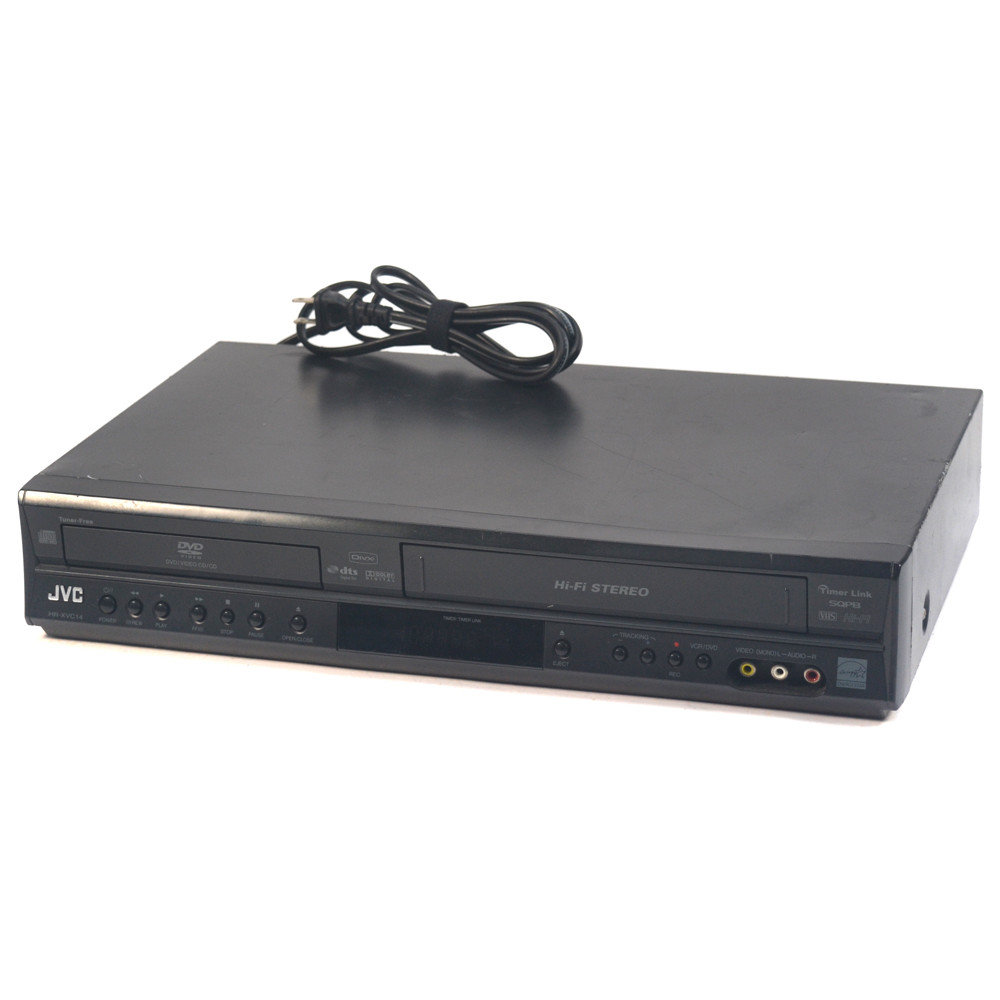 JVC HR-XVC14 Timer Link SQPB Hi-Fi Stereo VHS DVD Combo Player No Remote