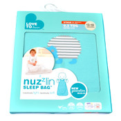 Love to Dream Nuzzlin Baby Sleep Bag Sack 12-18M Stage 3 Aqua 0.2 TOG Extra Lite